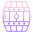 external barrel-farming-icongeek26-outline-gradient-icongeek26 icon