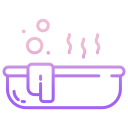 external bathtub-sauna-icongeek26-outline-gradient-icongeek26 icon