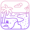 external beach-landscape-icongeek26-outline-gradient-icongeek26-1 icon