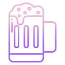 external beer-wild-west-icongeek26-outline-gradient-icongeek26 icon