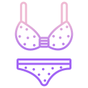 external bikini-tropical-icongeek26-outline-gradient-icongeek26 icon