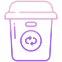 external bin-city-life-icongeek26-outline-gradient-icongeek26 icon