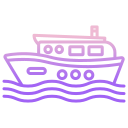 external boat-netherlands-icongeek26-outline-gradient-icongeek26 icon