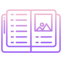 external book-craft-and-tools-icongeek26-outline-gradient-icongeek26-1 icon