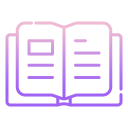 external book-lifestyle-icongeek26-outline-gradient-icongeek26 icon