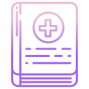 external book-medical-icongeek26-outline-gradient-icongeek26 icon