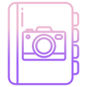 external book-photography-icongeek26-outline-gradient-icongeek26 icon