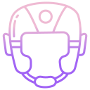 external boxing-helmet-martial-arts-icongeek26-outline-gradient-icongeek26 icon