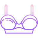 external bra-clothes-icongeek26-outline-gradient-icongeek26 icon