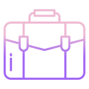 external briefcase-politic-icongeek26-outline-gradient-icongeek26 icon