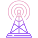 external broadcast-advertising-icongeek26-outline-gradient-icongeek26 icon