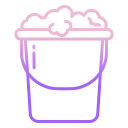 external bucket-laundry-icongeek26-outline-gradient-icongeek26-1 icon