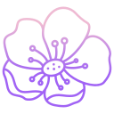 external buttercup-flower-icongeek26-outline-gradient-icongeek26 icon