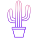 external cactus-mexico-icongeek26-outline-gradient-icongeek26 icon