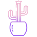 external cactus-peru-icongeek26-outline-gradient-icongeek26 icon