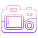 external camera-photography-icongeek26-outline-gradient-icongeek26-1 icon