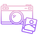 external camera-tropical-icongeek26-outline-gradient-icongeek26 icon