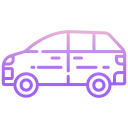 external car-toys-icongeek26-outline-gradient-icongeek26 icon