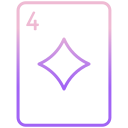 external card-game-casino-icongeek26-outline-gradient-icongeek26-1 icon