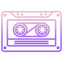 external cassette-retro-icongeek26-outline-gradient-icongeek26 icon