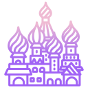 external cathedral-of-saint-basil-russia-icongeek26-outline-gradient-icongeek26 icon