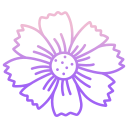 external coreopsis-flower-icongeek26-outline-gradient-icongeek26 icon