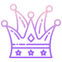 external crown-carnival-icongeek26-outline-gradient-icongeek26 icon