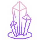 external crystal-geography-icongeek26-outline-gradient-icongeek26 icon