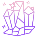 external crystals-magic-and-fairy-tale-icongeek26-outline-gradient-icongeek26 icon