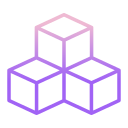 external cube-baby-icongeek26-outline-gradient-icongeek26 icon
