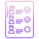 external document-wedding-icongeek26-outline-gradient-icongeek26 icon