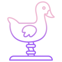 external duck-playground-icongeek26-outline-gradient-icongeek26 icon