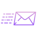 external email-communication-icongeek26-outline-gradient-icongeek26 icon