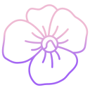 external flower-flower-icongeek26-outline-gradient-icongeek26-1 icon