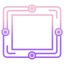 external frame-frames-icongeek26-outline-gradient-icongeek26-1 icon