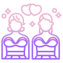 external marriage-wedding-icongeek26-outline-gradient-icongeek26-1 icon