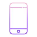 external mobile-mobile-application-icongeek26-outline-gradient-icongeek26 icon