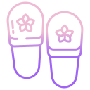 external slippers-sauna-icongeek26-outline-gradient-icongeek26 icon
