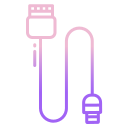 external sound-cable-photography-icongeek26-outline-gradient-icongeek26 icon
