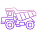 external truck-vehicles-icongeek26-outline-gradient-icongeek26-1 icon