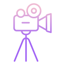 external video-camera-cinema-icongeek26-outline-gradient-icongeek26-2 icon