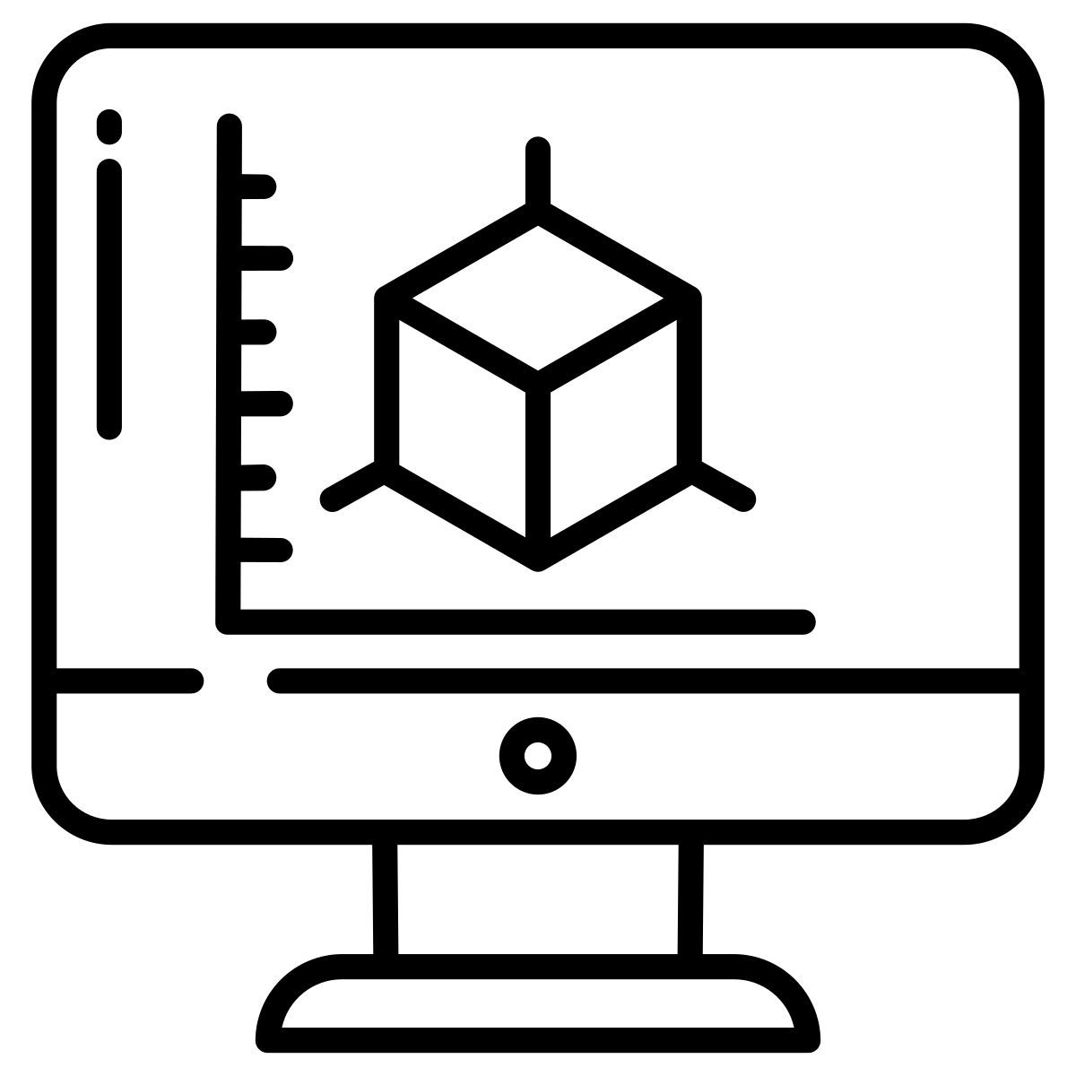 3d modeling icon