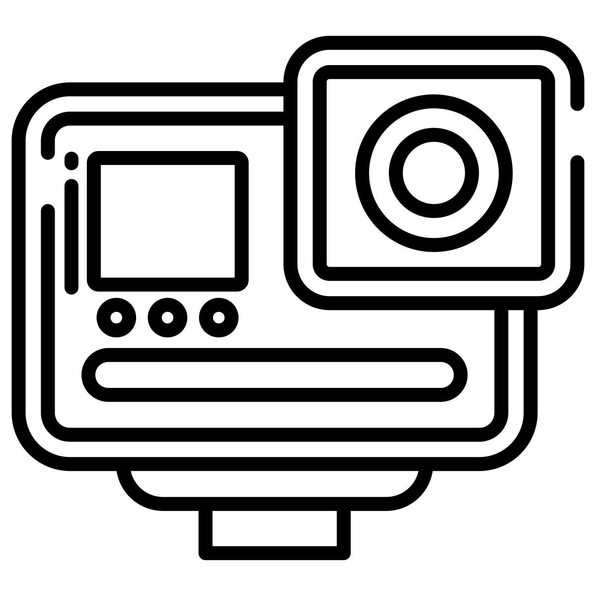 action camera icon