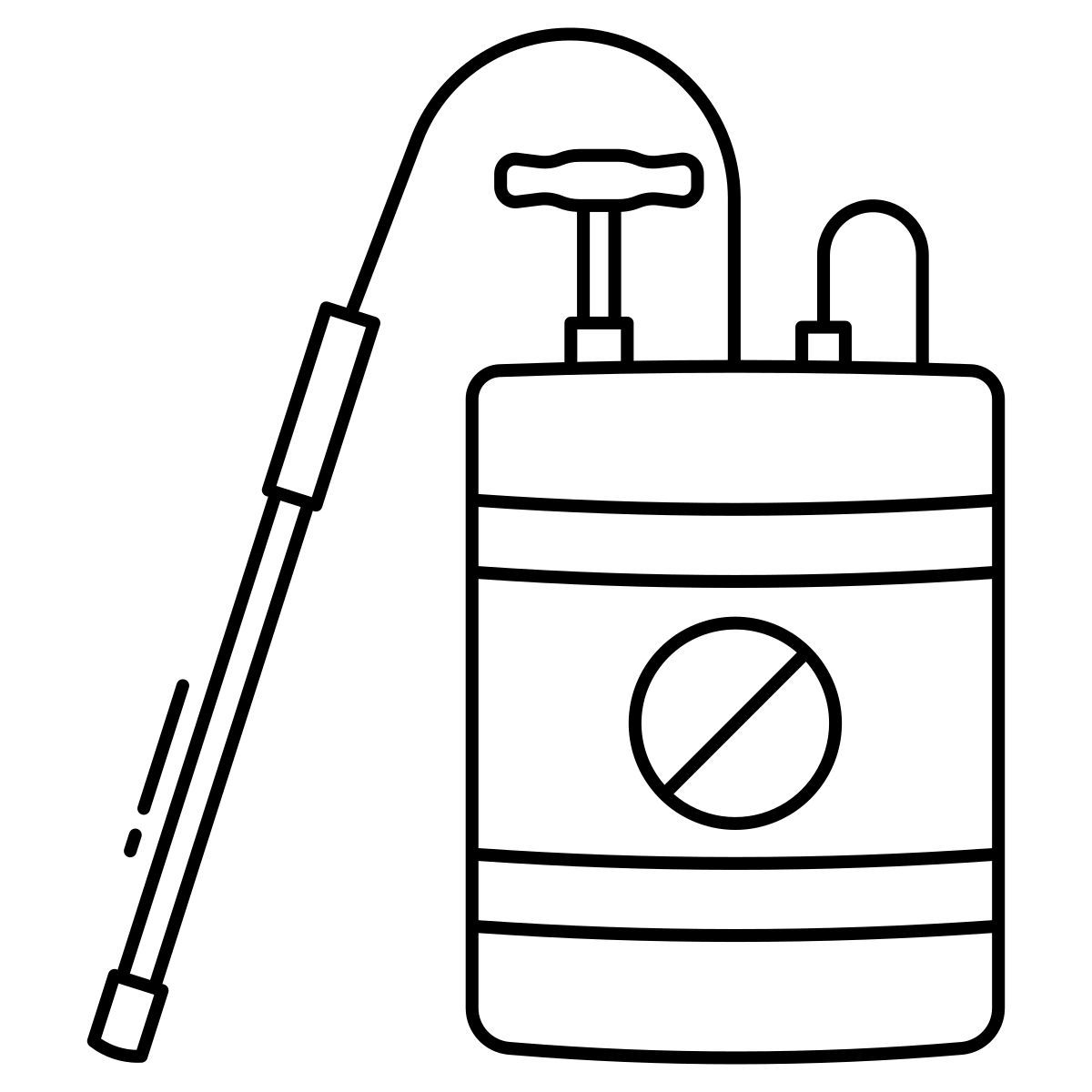 agriculture pest control pump icon