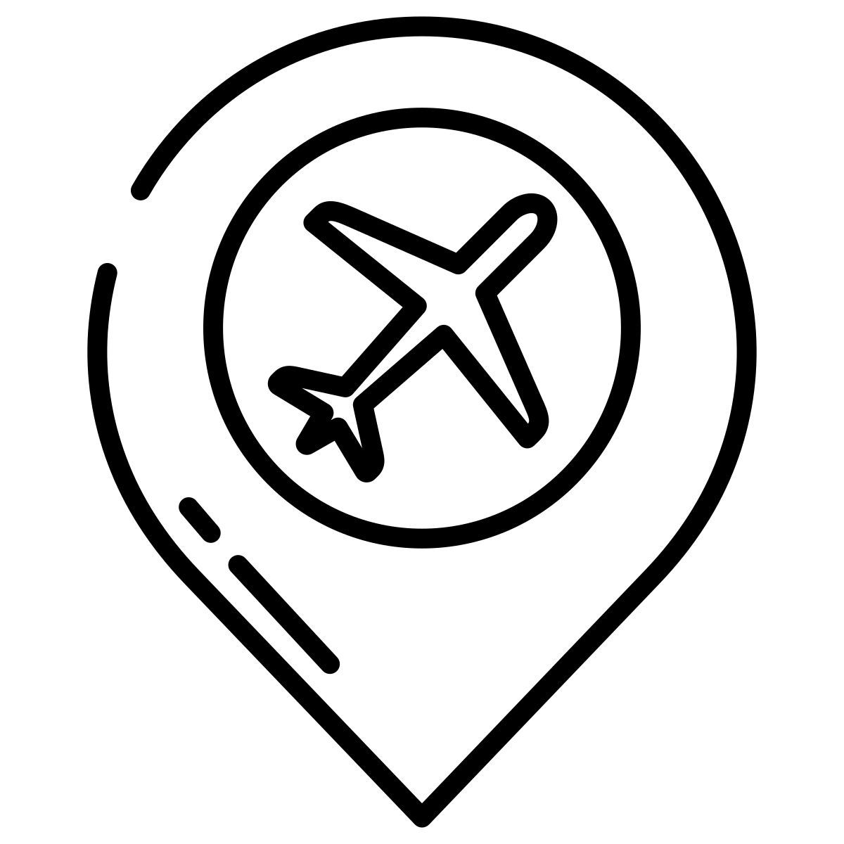 airport location icon