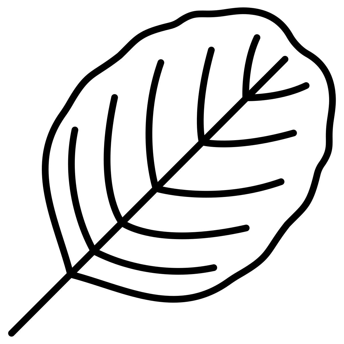 alder leaf icon