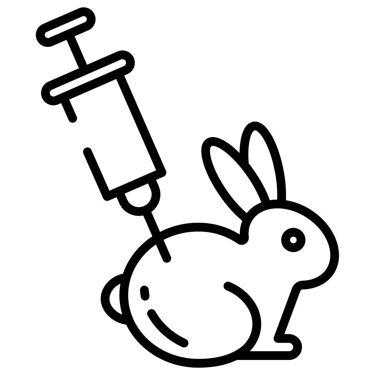 animal testing icon