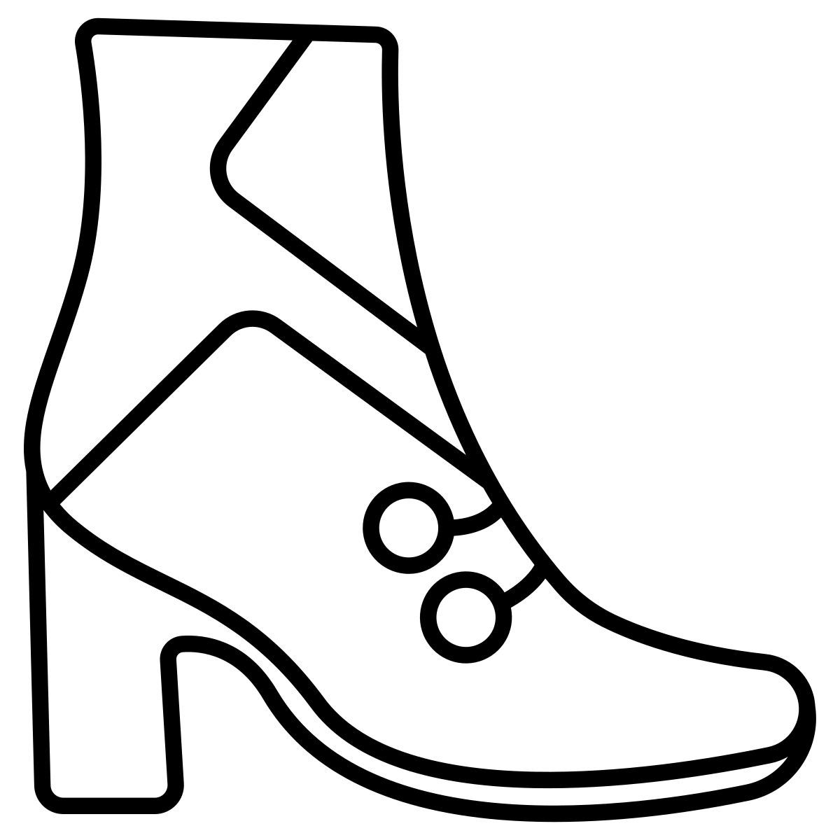 ankle boot icon
