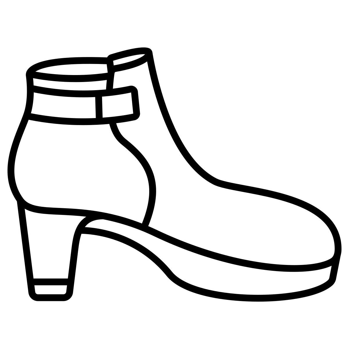 ankle boot icon