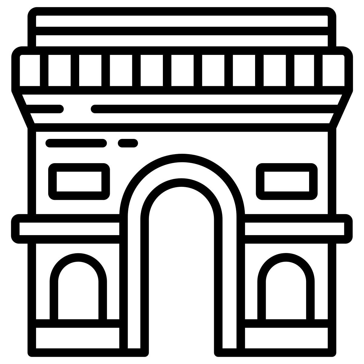 arc de triomphe icon